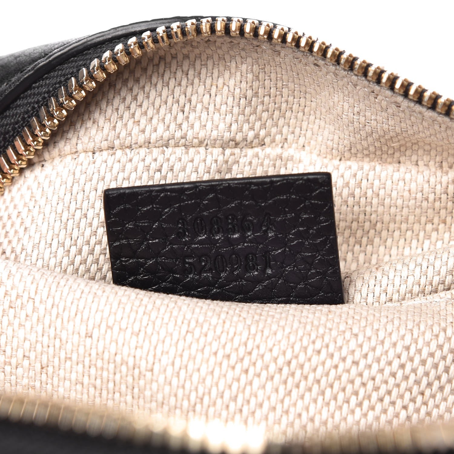 Gucci Pebbled Calfskin Small Soho Disco Bag Black 7 of 7