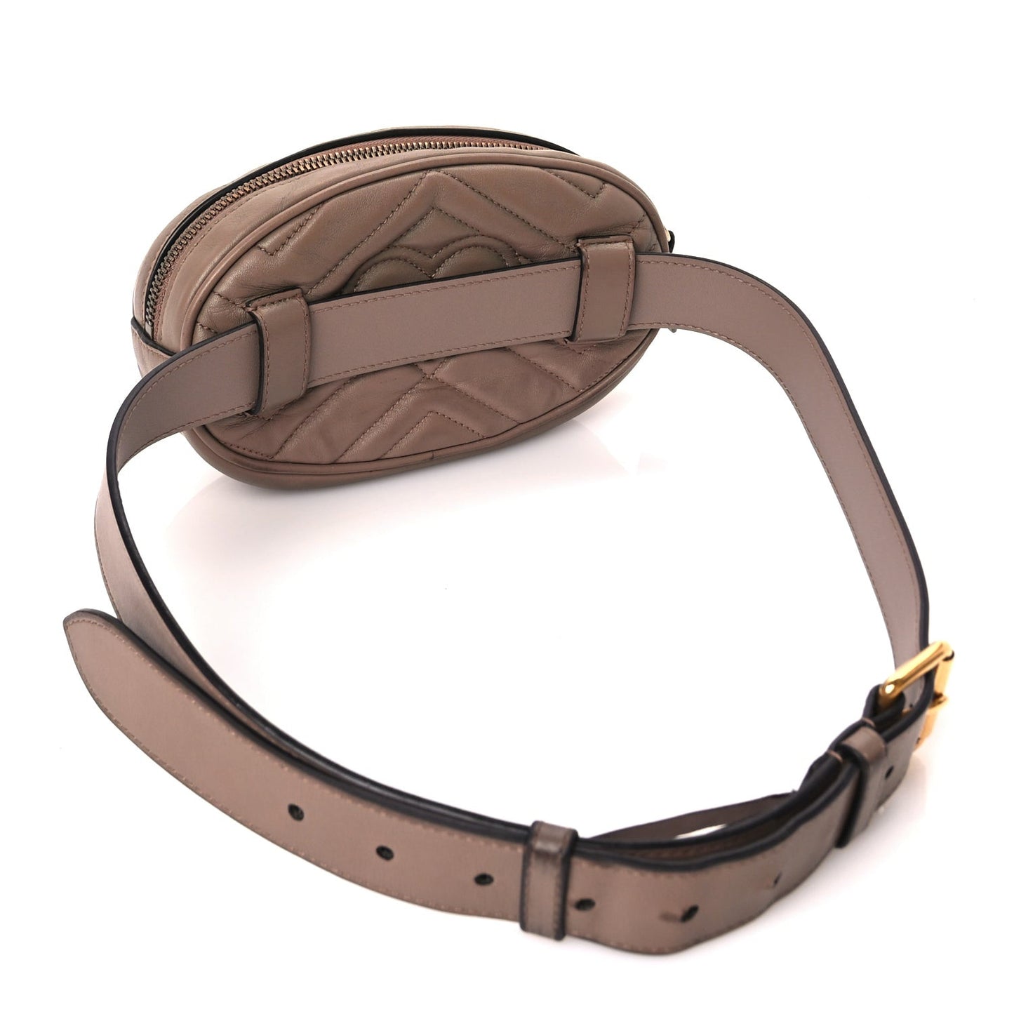 Calfskin Matelasse GG Marmont Belt Bag 85 34 Porcelain Rose