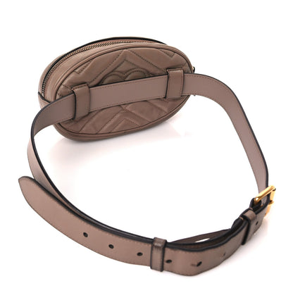 Gucci Calfskin Matelasse GG Marmont Belt Bag 85 34 Porcelain Rose 2 of 18