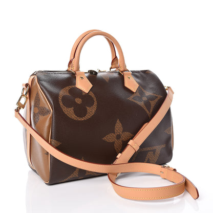 Louis Vuitton Reverse Monogram Giant Speedy Bandouliere 30 3 of 9