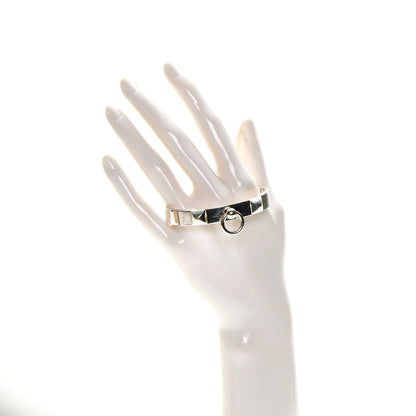 Hermes Sterling Silver PM Collier De Chien Bracelet LG 2 of 5