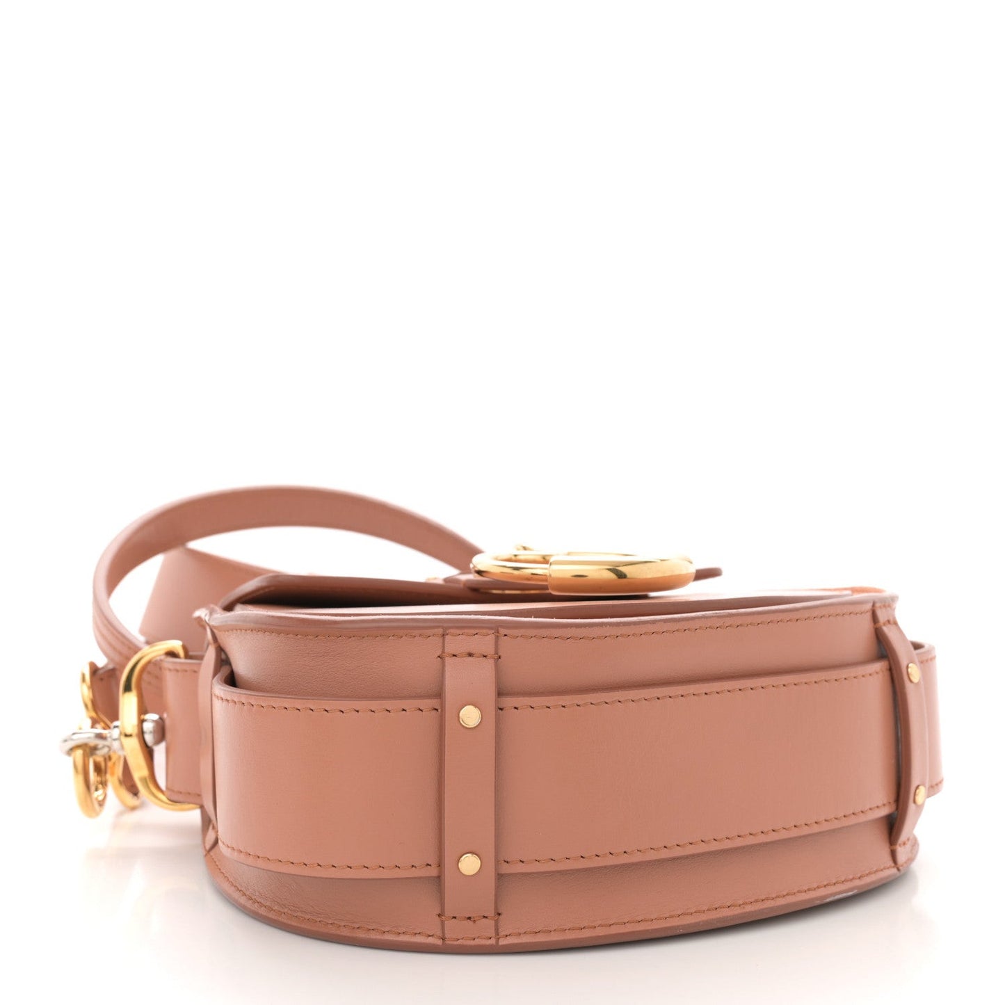 Calfskin Small Tess Bag Muted Brown