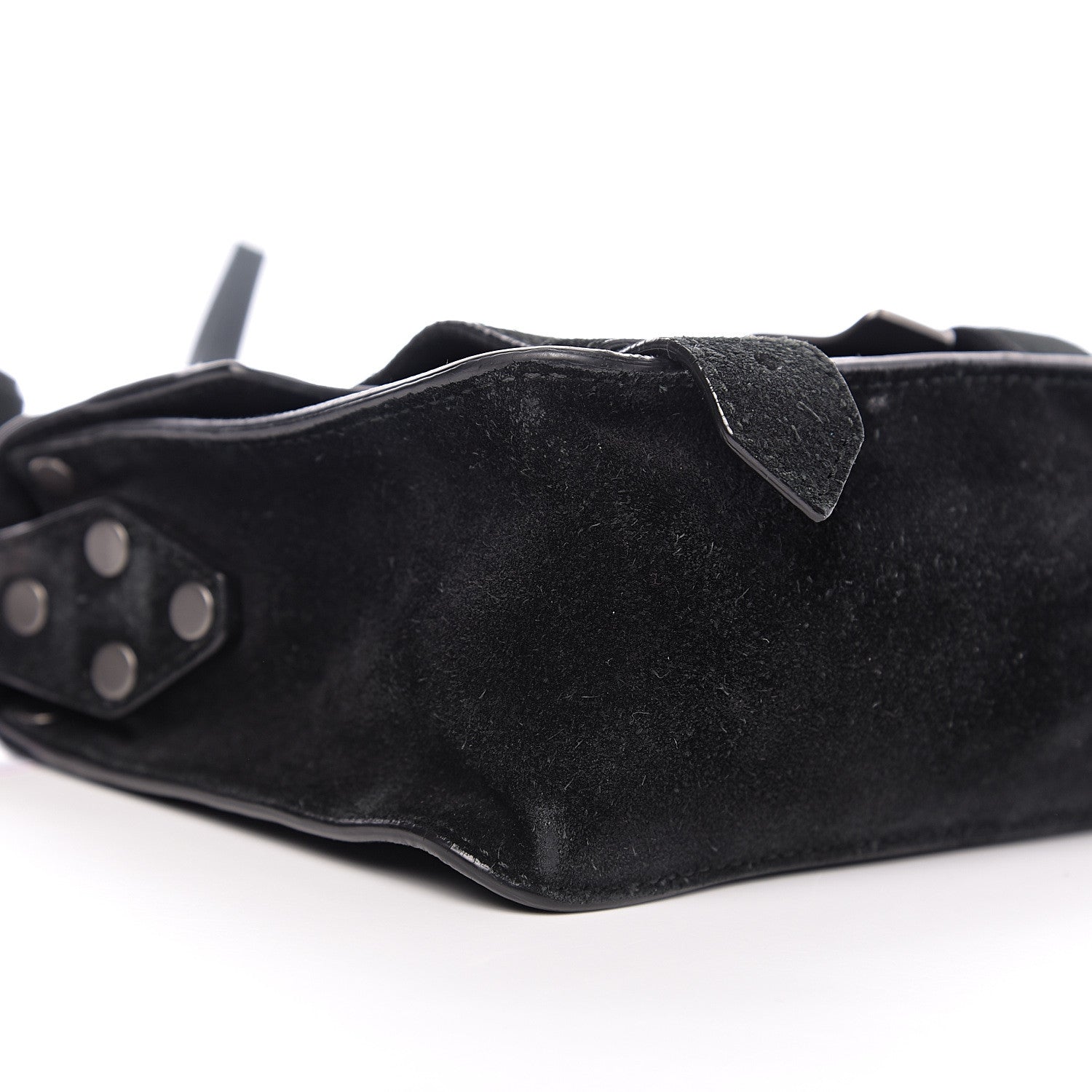 Proenza Schouler Suede PS1 Mini Pouch Messenger Bag Black 11 of 11