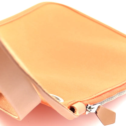 Hermes Toile Officer Vache Hunter Herbag Zip 31 PM Jaune Ambre Natural 5 of 10