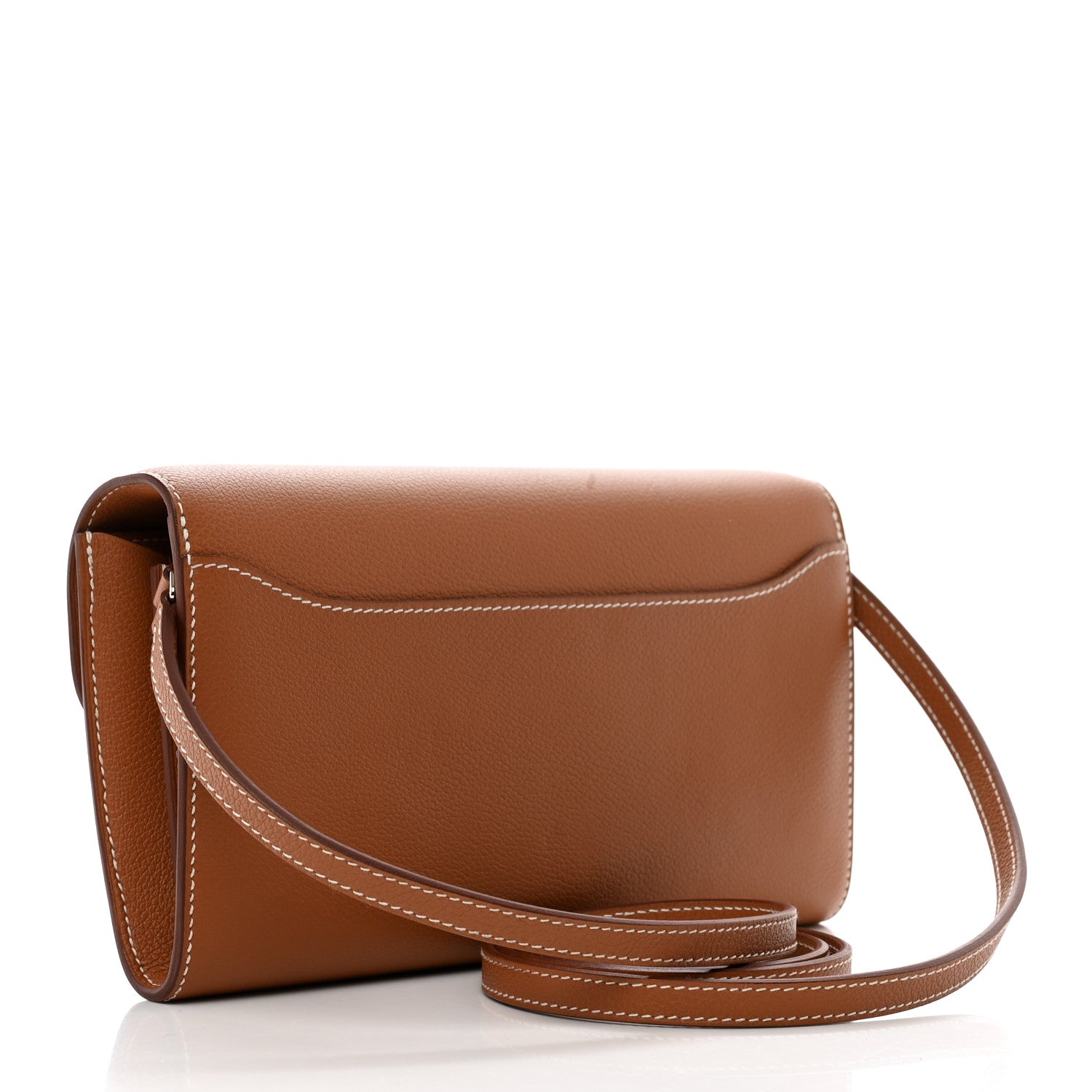 Hermes Evercolor Constance Wallet To Go Gold 3 of 8