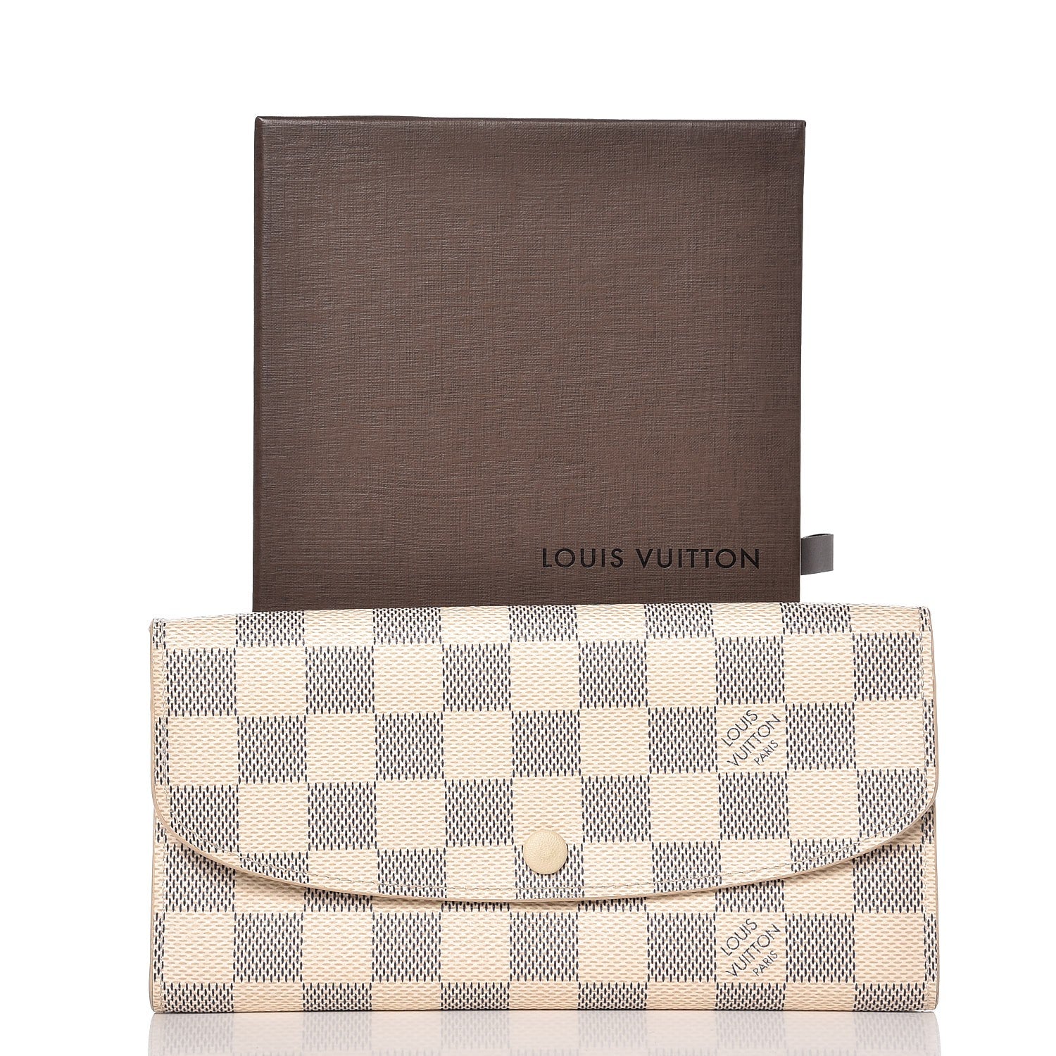 Louis Vuitton Damier Azur Emilie Wallet 7 of 7