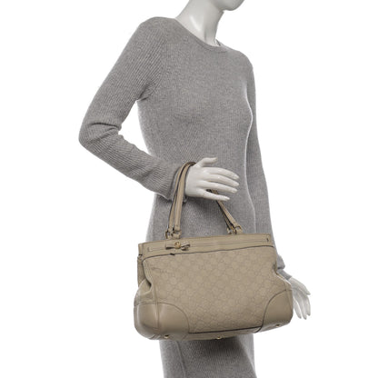 Gucci Guccissima Medium Mayfair Tote Off White 2 of 6