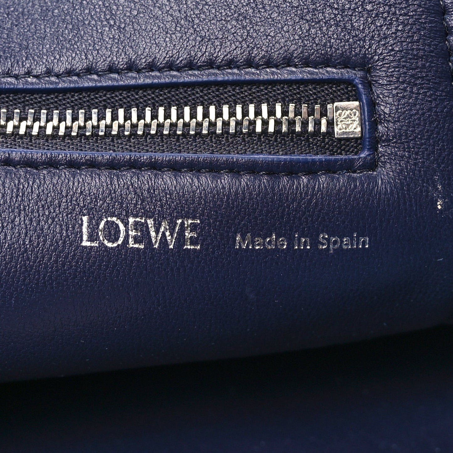 Buttery Nappa Lambskin Medium Squeeze Bag Abyss Blue