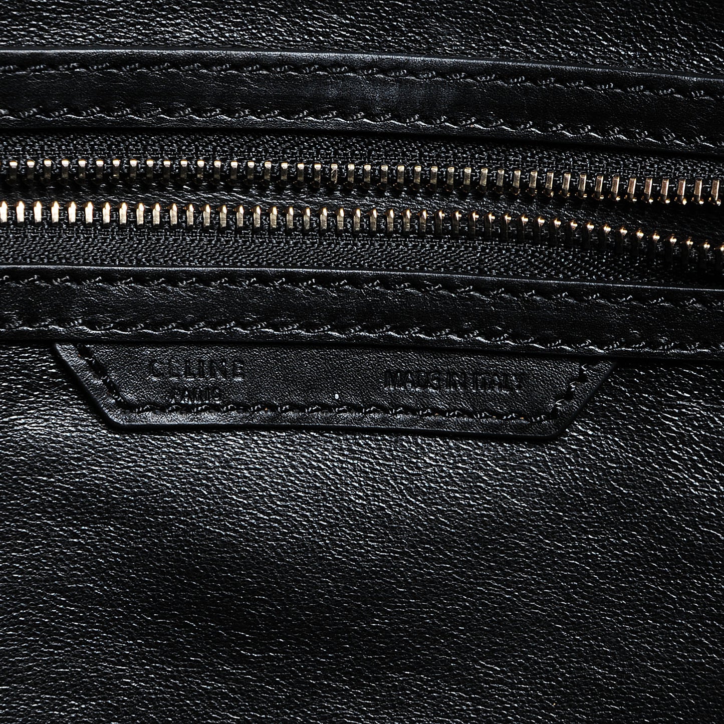 Palmelato Calfskin Mini Luggage Bag Black