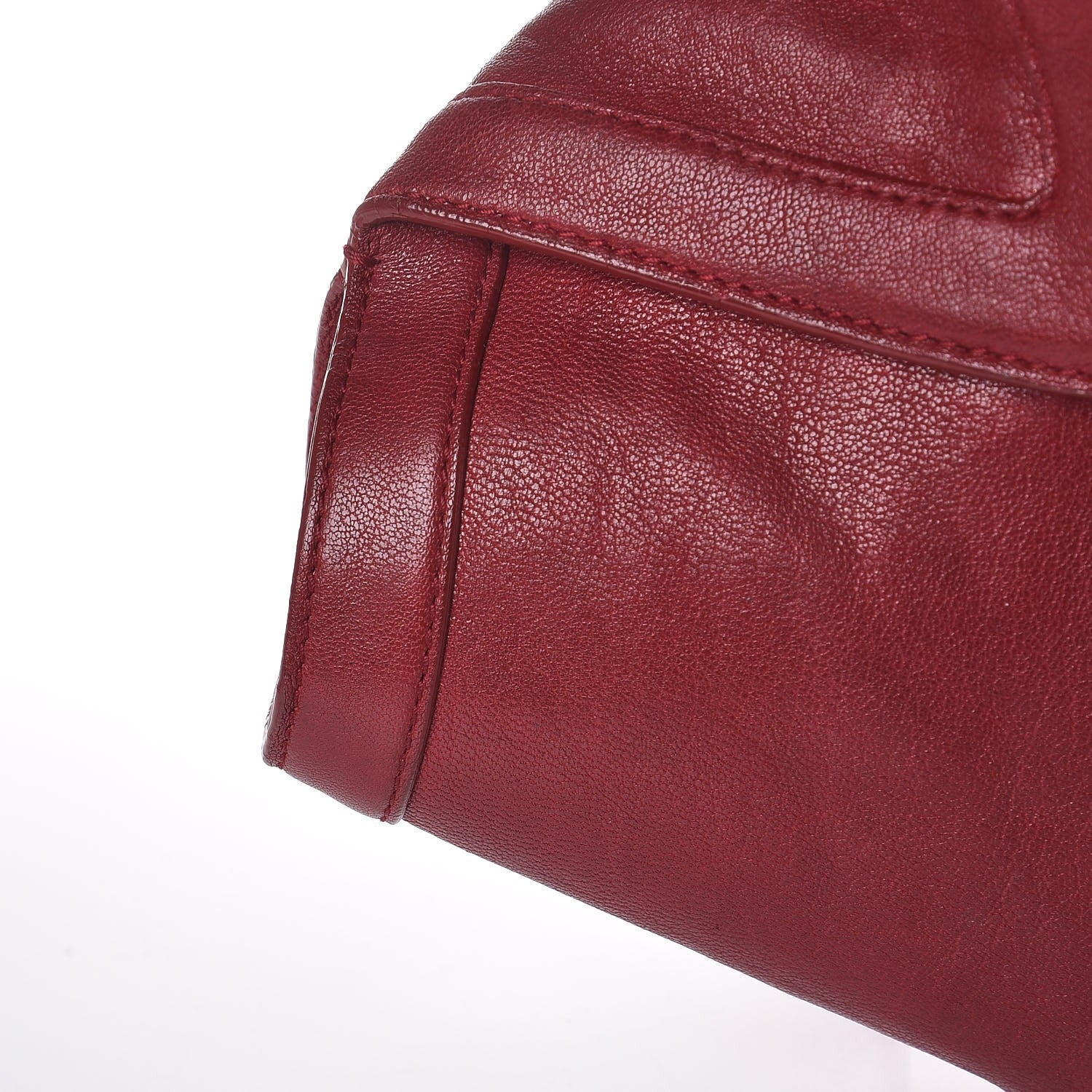 Alexander McQueen Calfskin De Manta Clutch Red 13 of 17