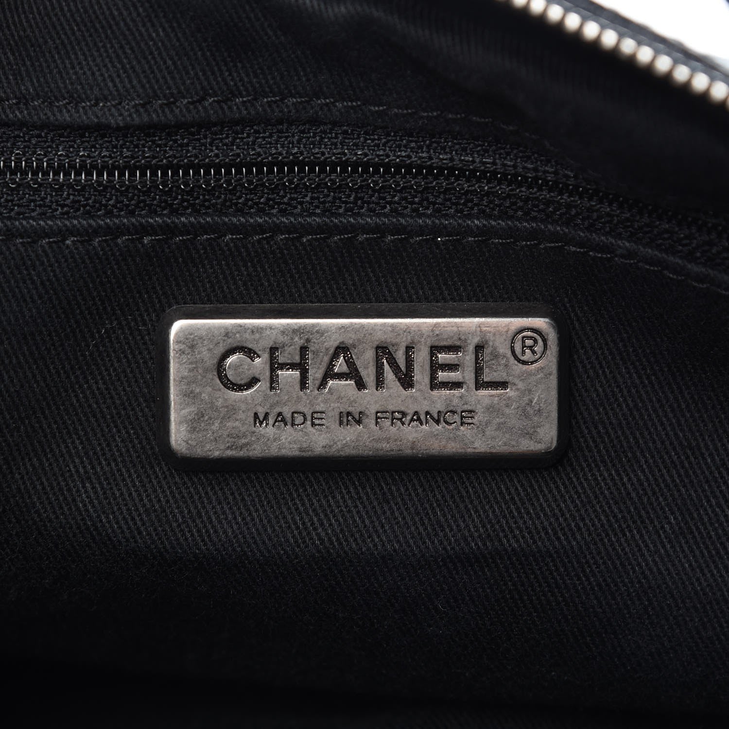 Chanel Caviar Large Outdoor Hobo Black 6 of 11