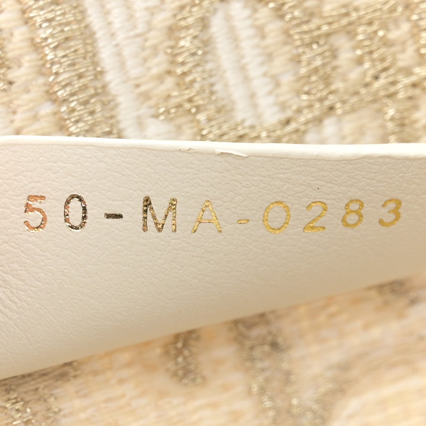 Oblique Medium Book Tote Gold Multicolor