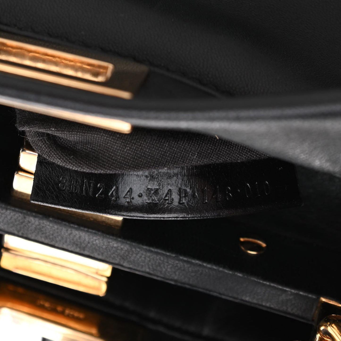 Nappa Mini Peekaboo Iconic Satchel Black