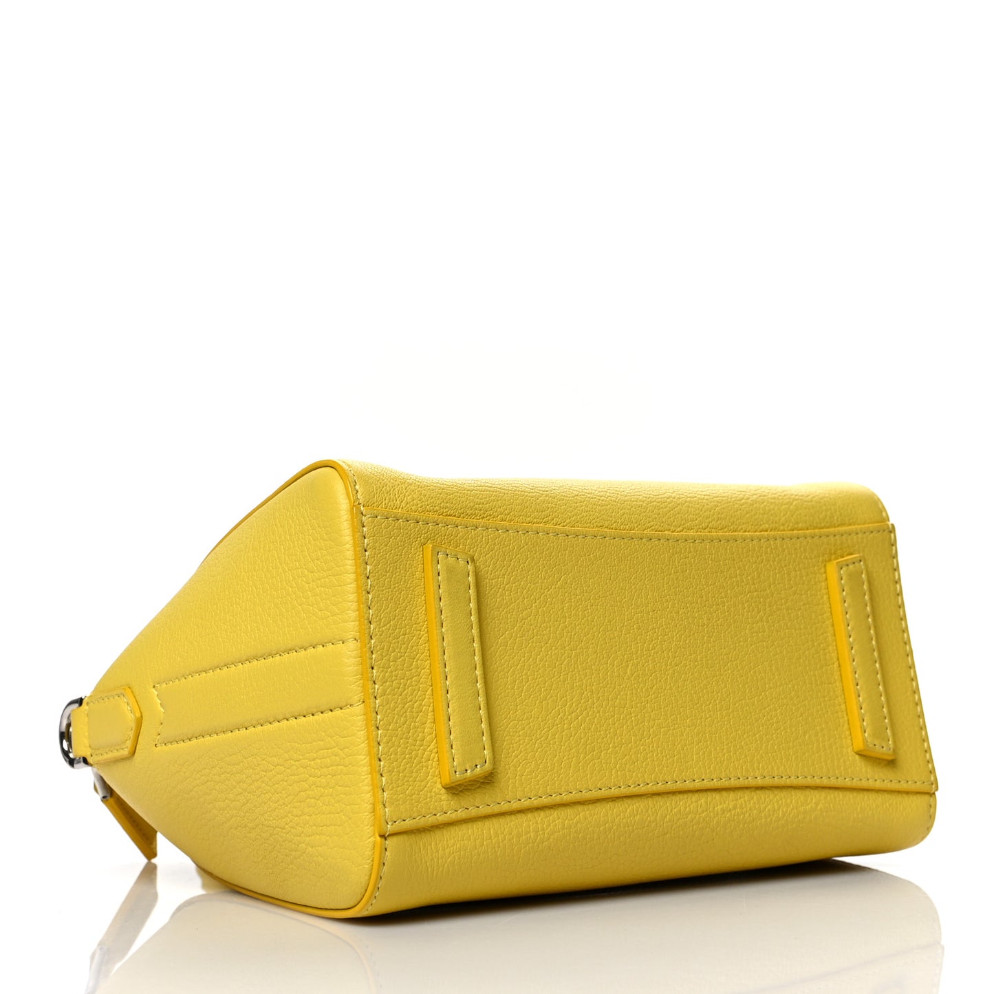 Sugar Goatskin Mini Antigona Yellow