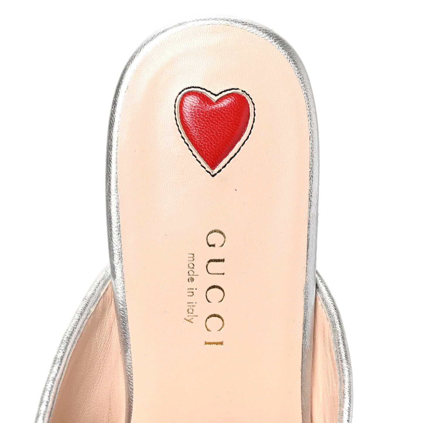 Glitter Womens Princetown Slippers 36 Silver