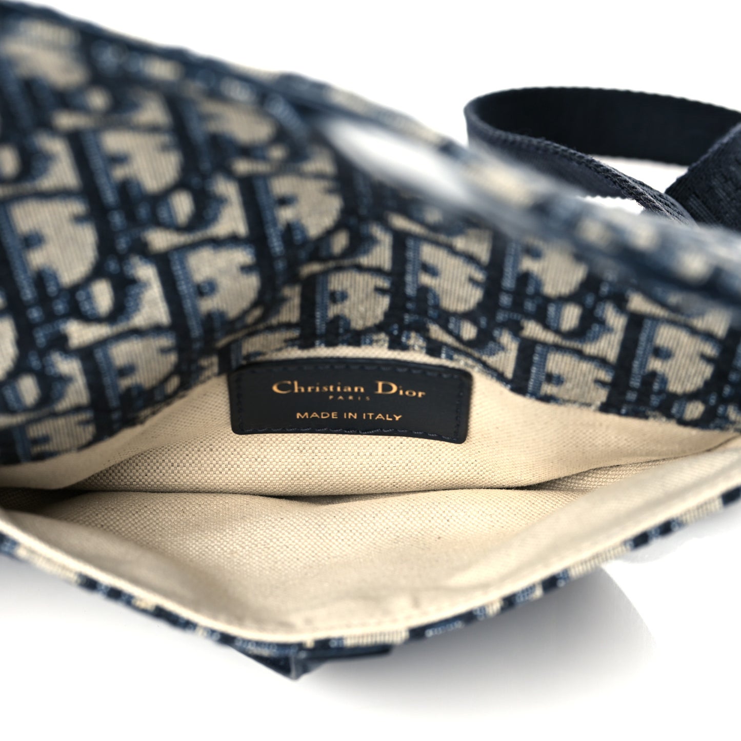 Oblique Saddle Belt Pouch Blue