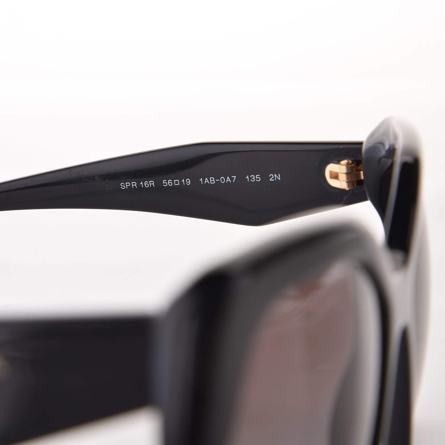 Prada Sunglasses SPR 16R Black 7 of 16