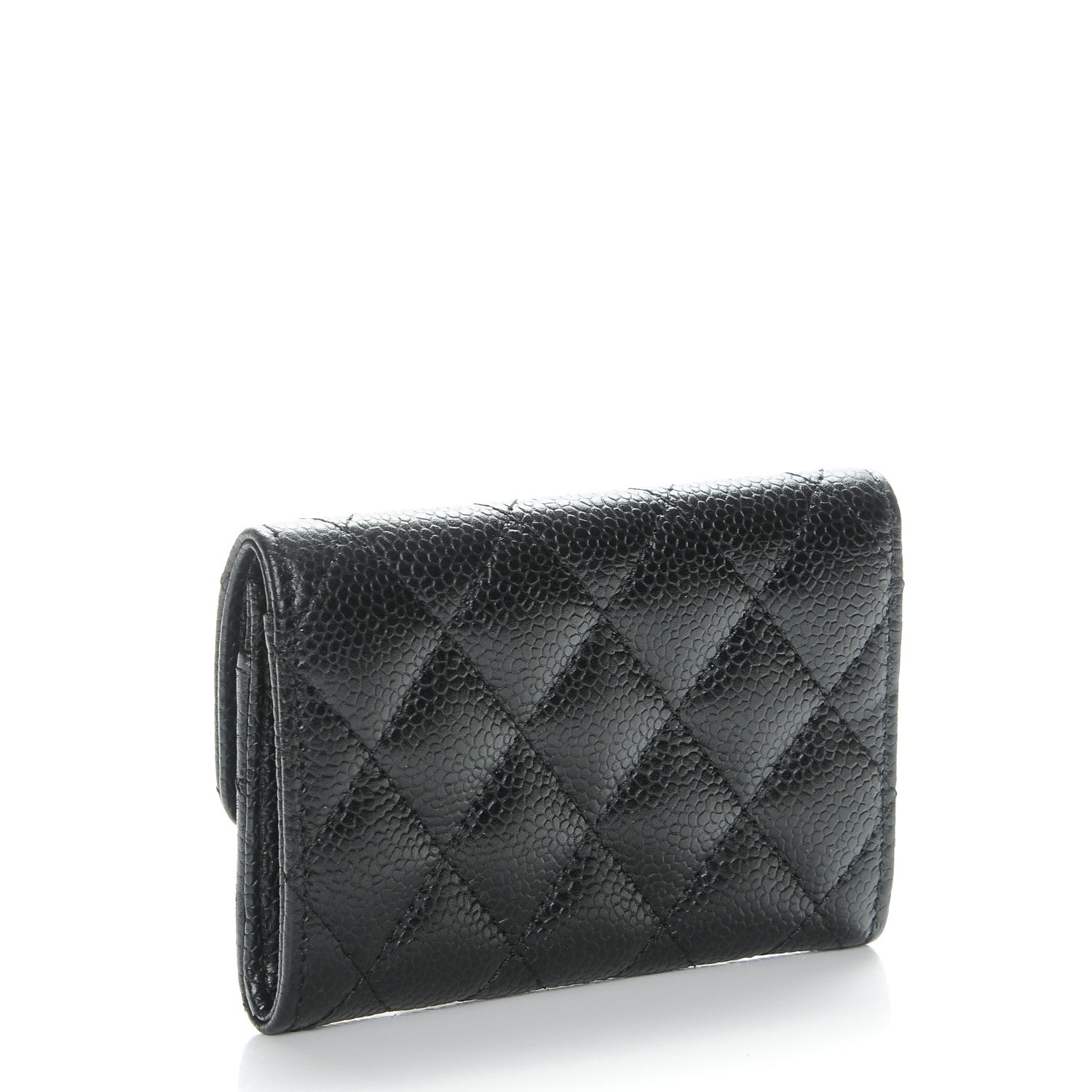 Chanel Caviar Quilted Coin Purse Black 3 of 8