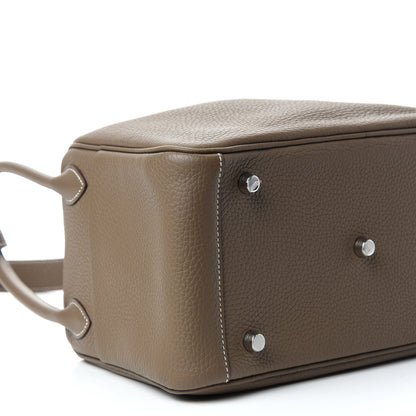 Hermes Taurillon Clemence Lindy 26 Etoupe 7 of 9