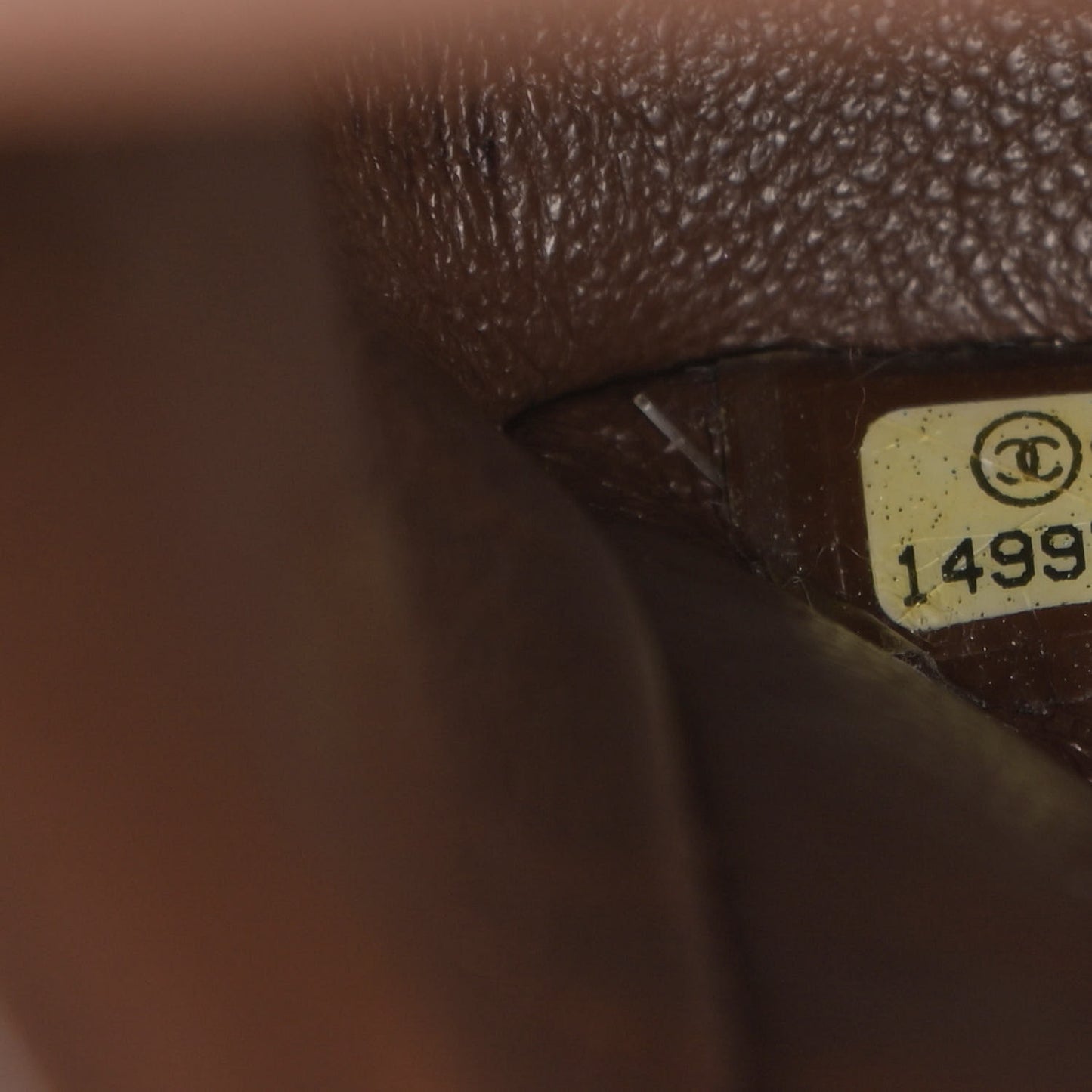 Lambskin Quilted Medium Double Flap Brown