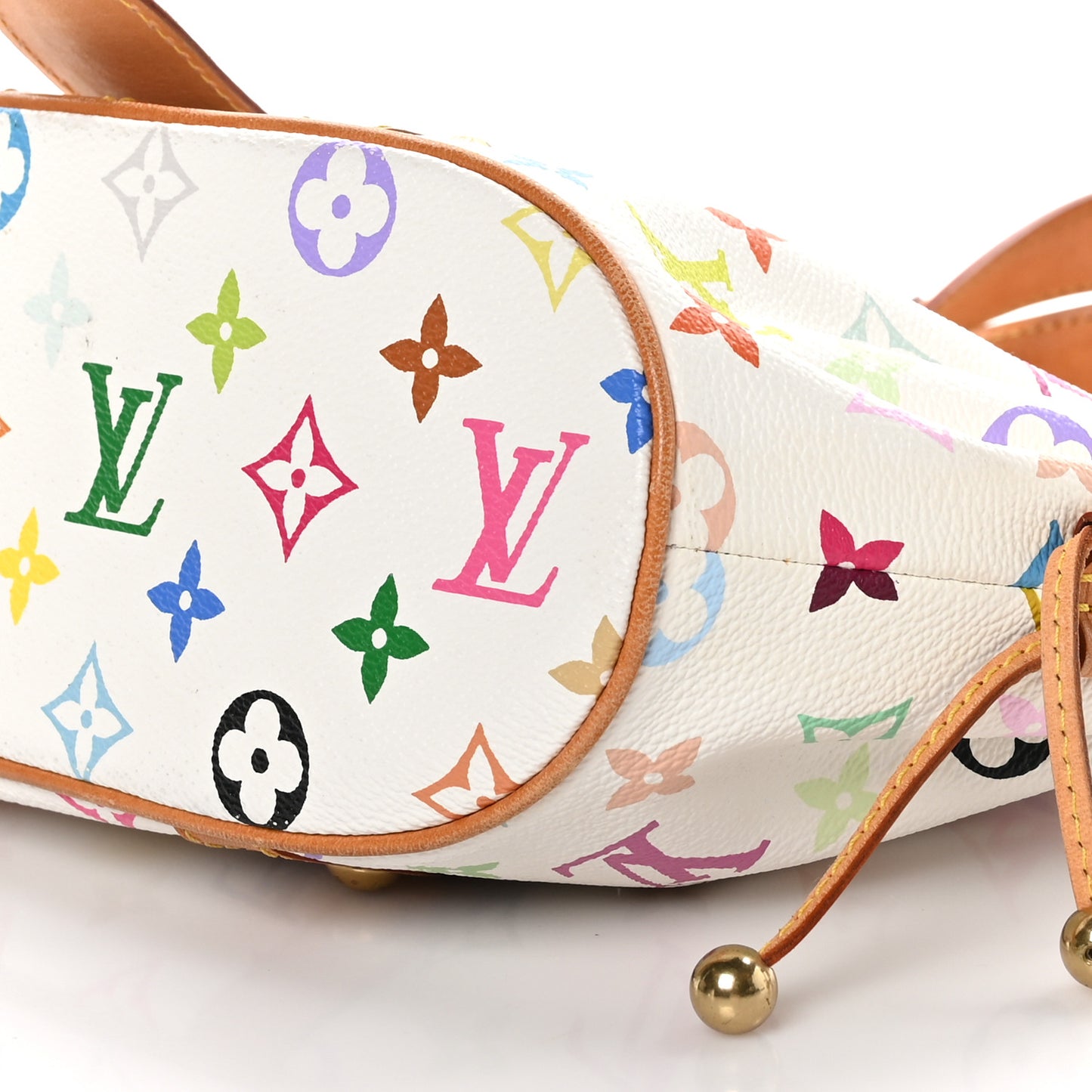 Monogram Multicolor Theda GM White