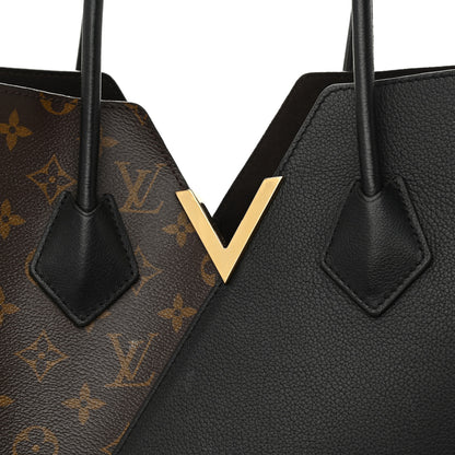 Louis Vuitton Calfskin Monogram Kimono Tote Black 9 of 12
