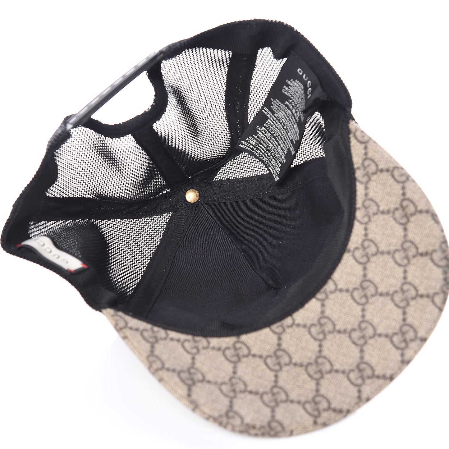 GG Supreme Monogram Bosco Patch Baseball Hat M Beige Malva