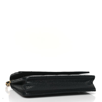 Chanel Caviar Quilted Wallet On Chain WOC Black 4 of 9