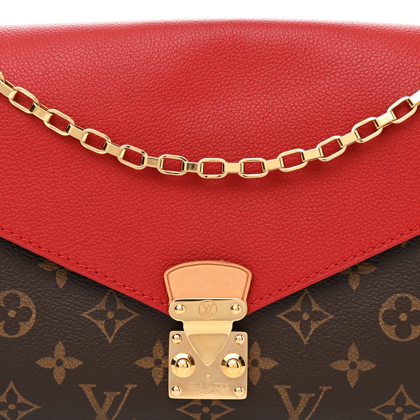 Monogram Pallas Chain Cherry