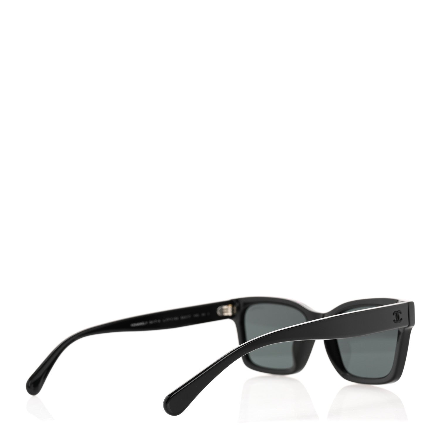 Chanel Acetate Square Sunglasses 5417-A Black 4 of 9