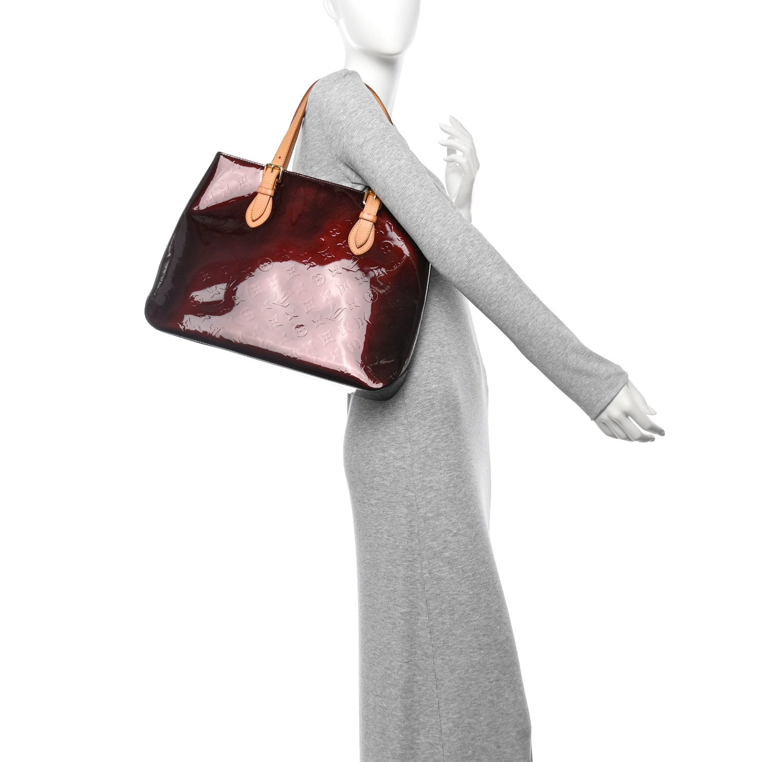 Louis Vuitton Vernis Brentwood Amarante 2 of 11