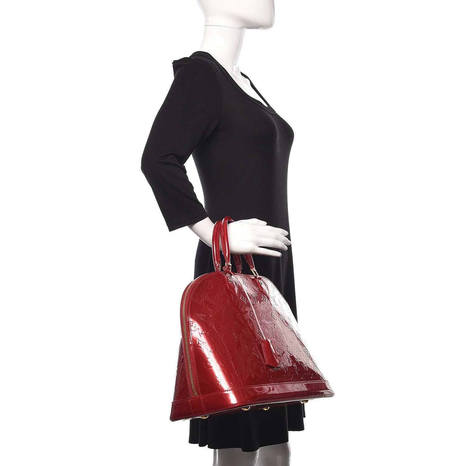 Louis Vuitton Vernis Alma GM Pomme D'Amour 2 of 13