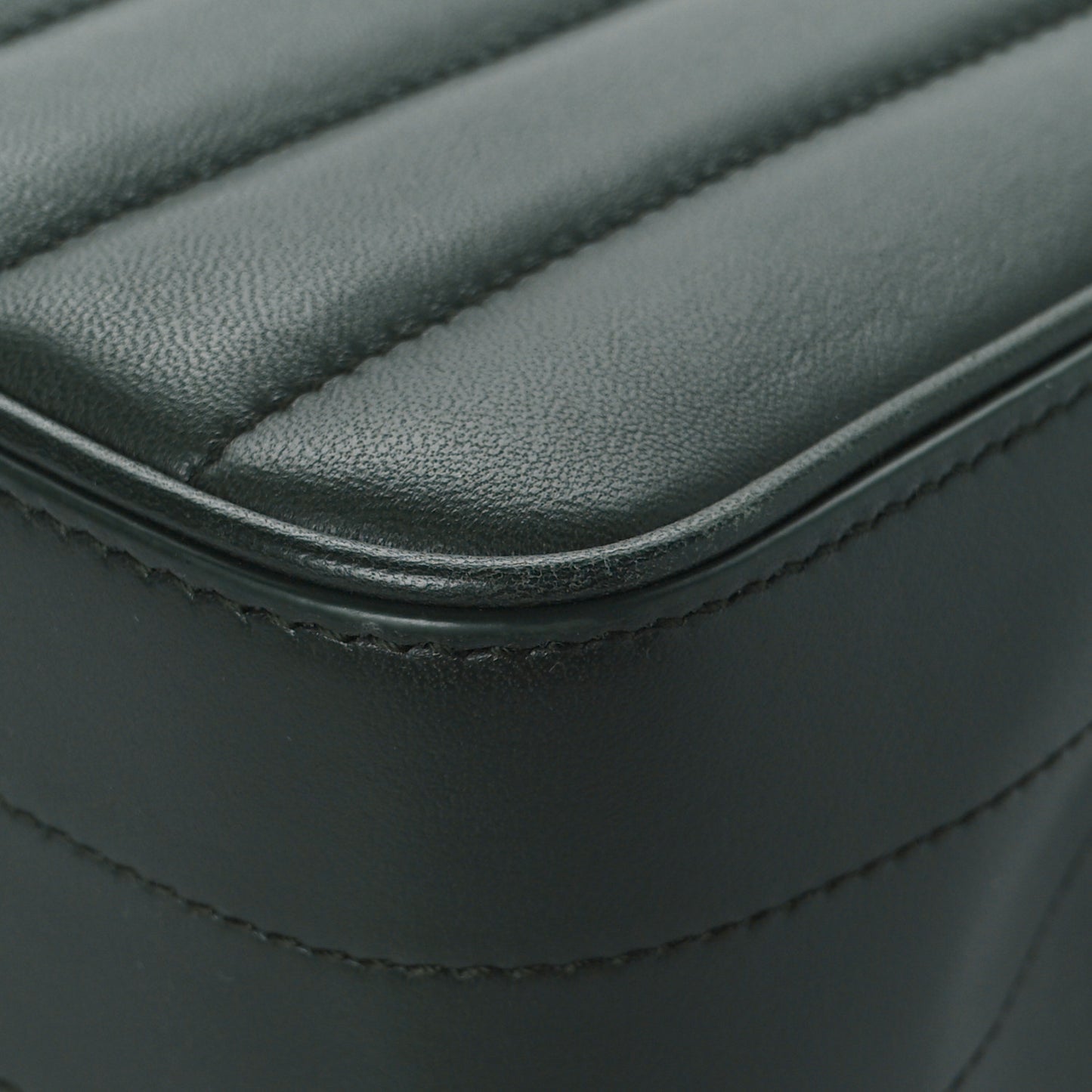 Lambskin Matelasse Monogram Medium Vicky Chain Bag Algae