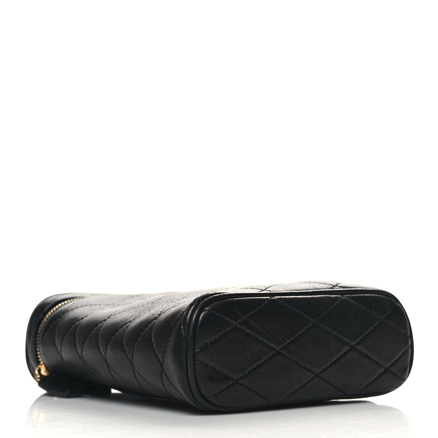 Lambskin Quilted Binocular Case Black