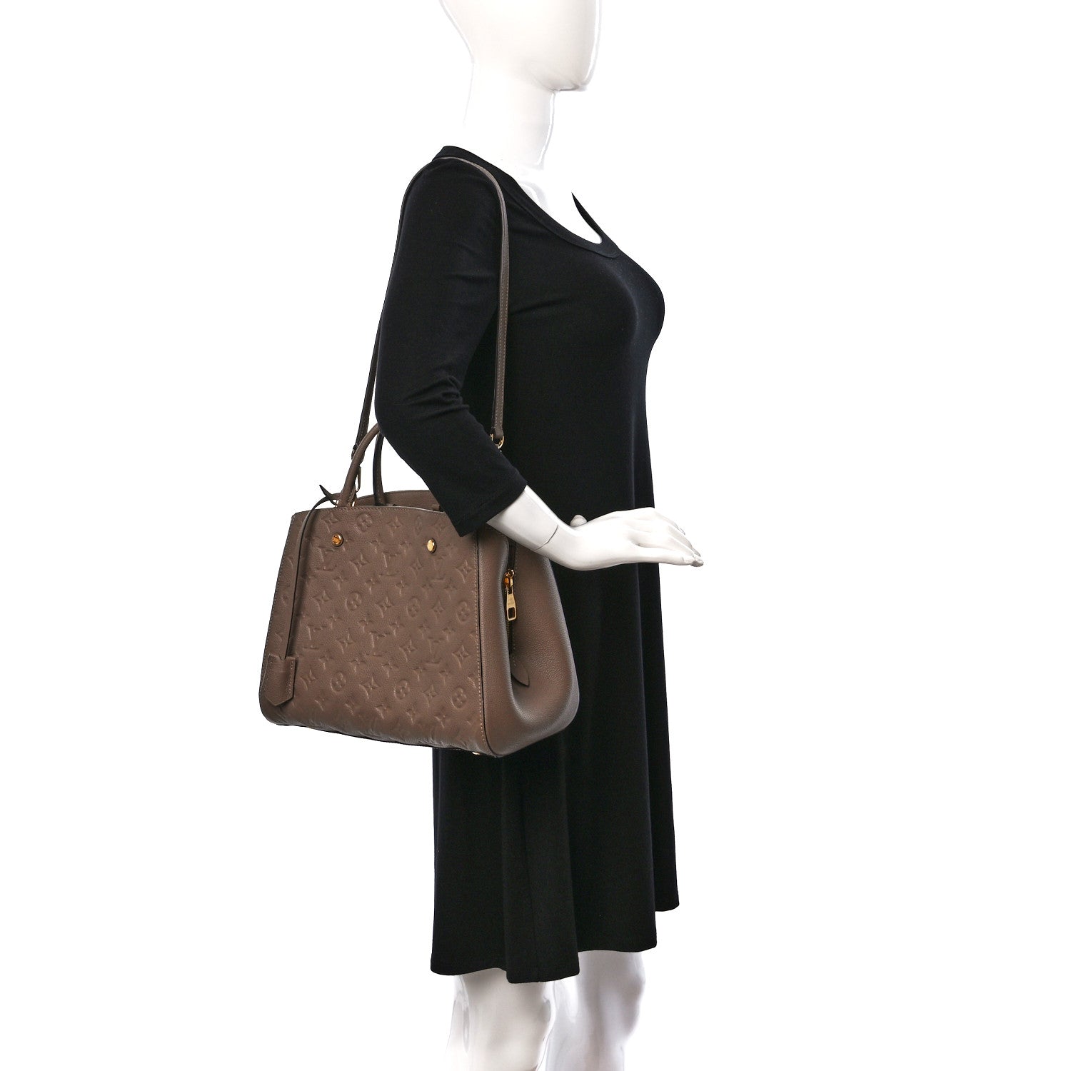 Louis Vuitton Empreinte Montaigne MM Mastic 2 of 8