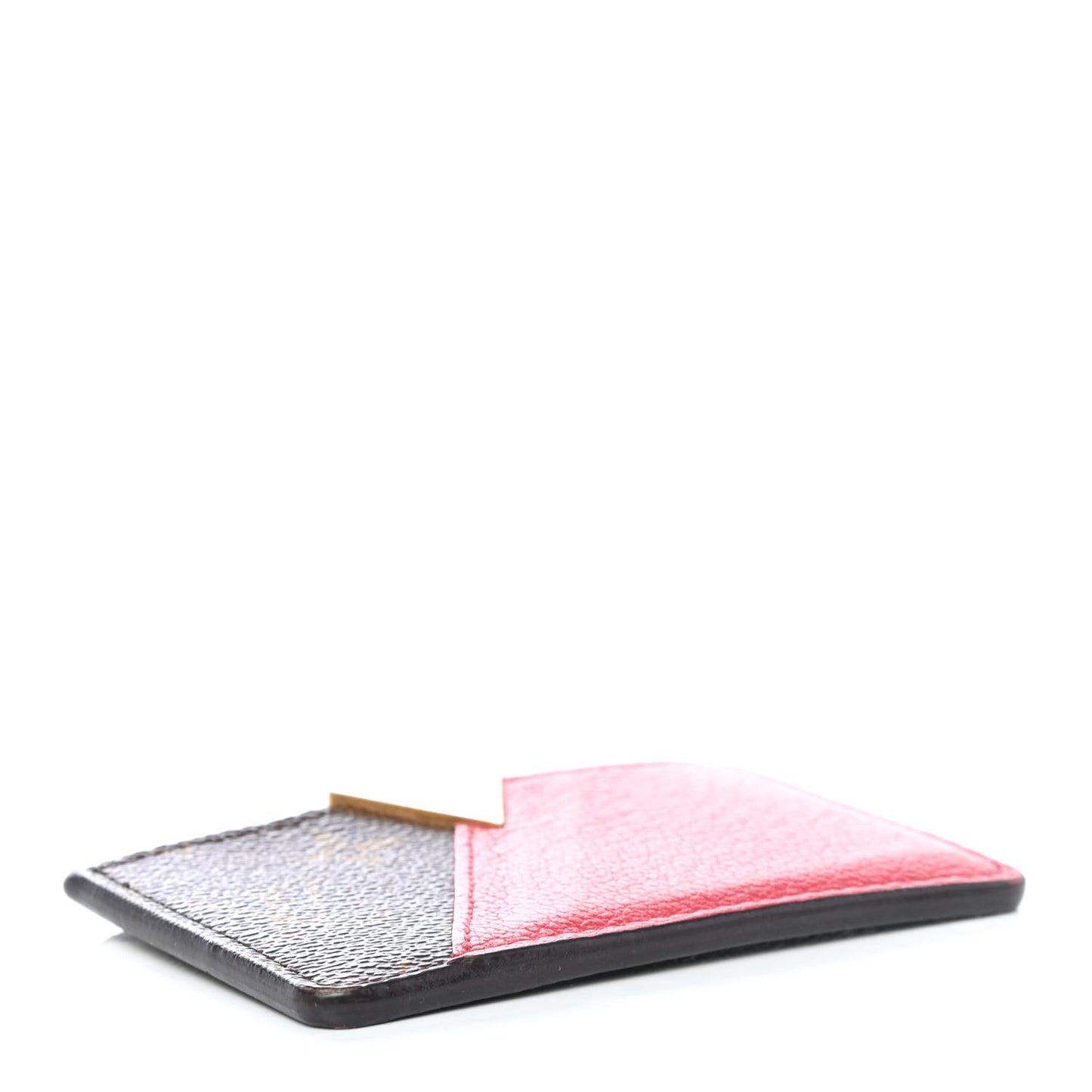 Calfskin Monogram Kimono Tote Card Holder Cherry