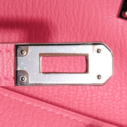 Hermes Chevre Mysore Kelly Longue Wallet Rose Confetti 9 of 17