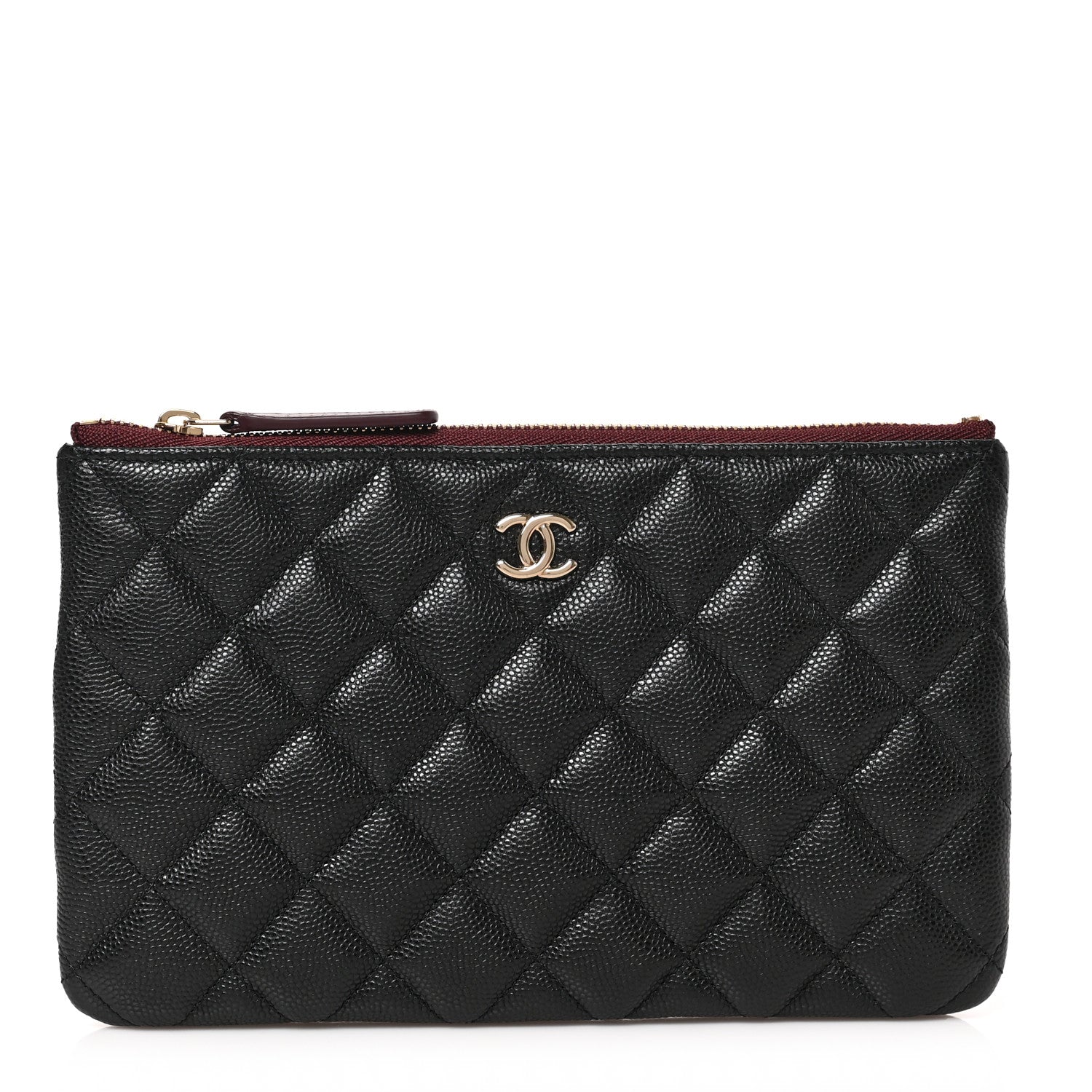 Chanel Caviar Quilted Cosmetic Case Black 1 of 7