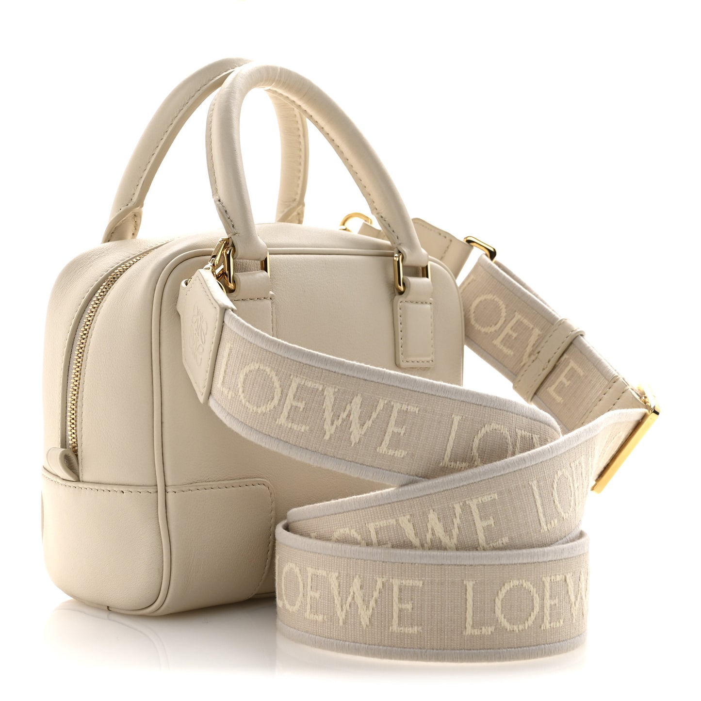 Nappa Calfskin Amazona 16 Square Bag Angora