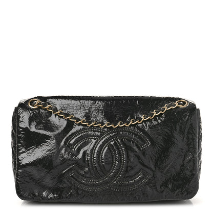 Chanel Vinyl Medium Rock and Chain Flap Black 1 of 10