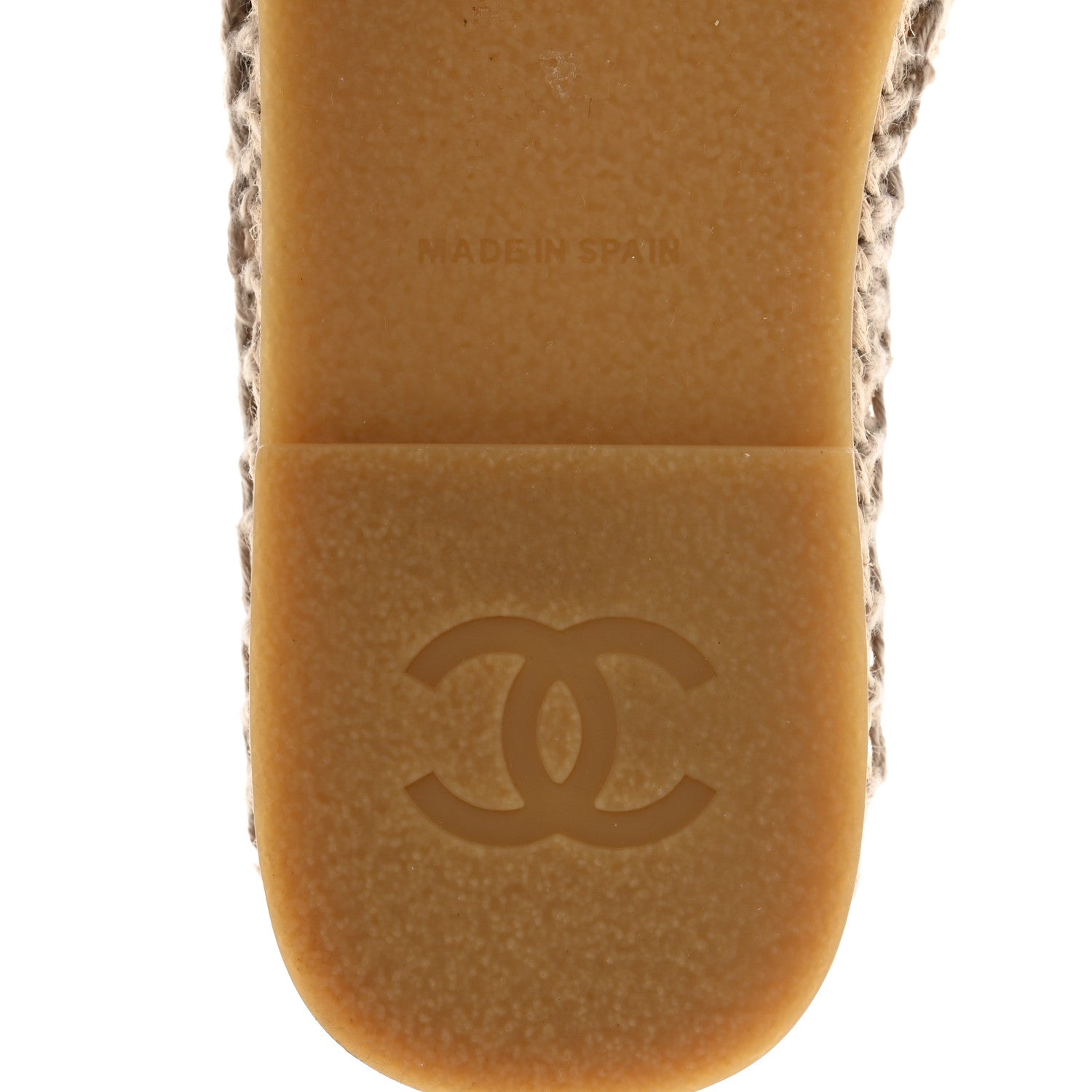 Chanel Denim CC Espadrille Mules 38 White Black 8 of 10