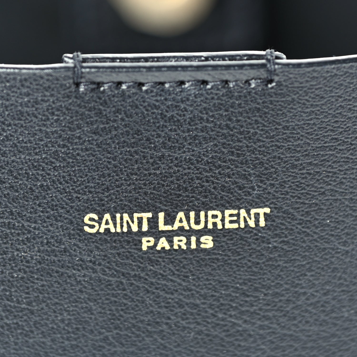 Saint Laurent Calfskin Toy Shopping Tote  Black 6 of 8