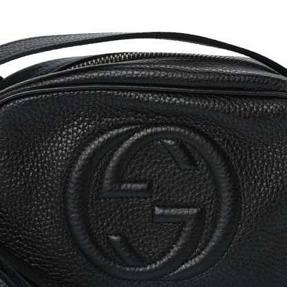 Gucci Pebbled Calfskin Mini Soho Disco Bag Black 6 of 8