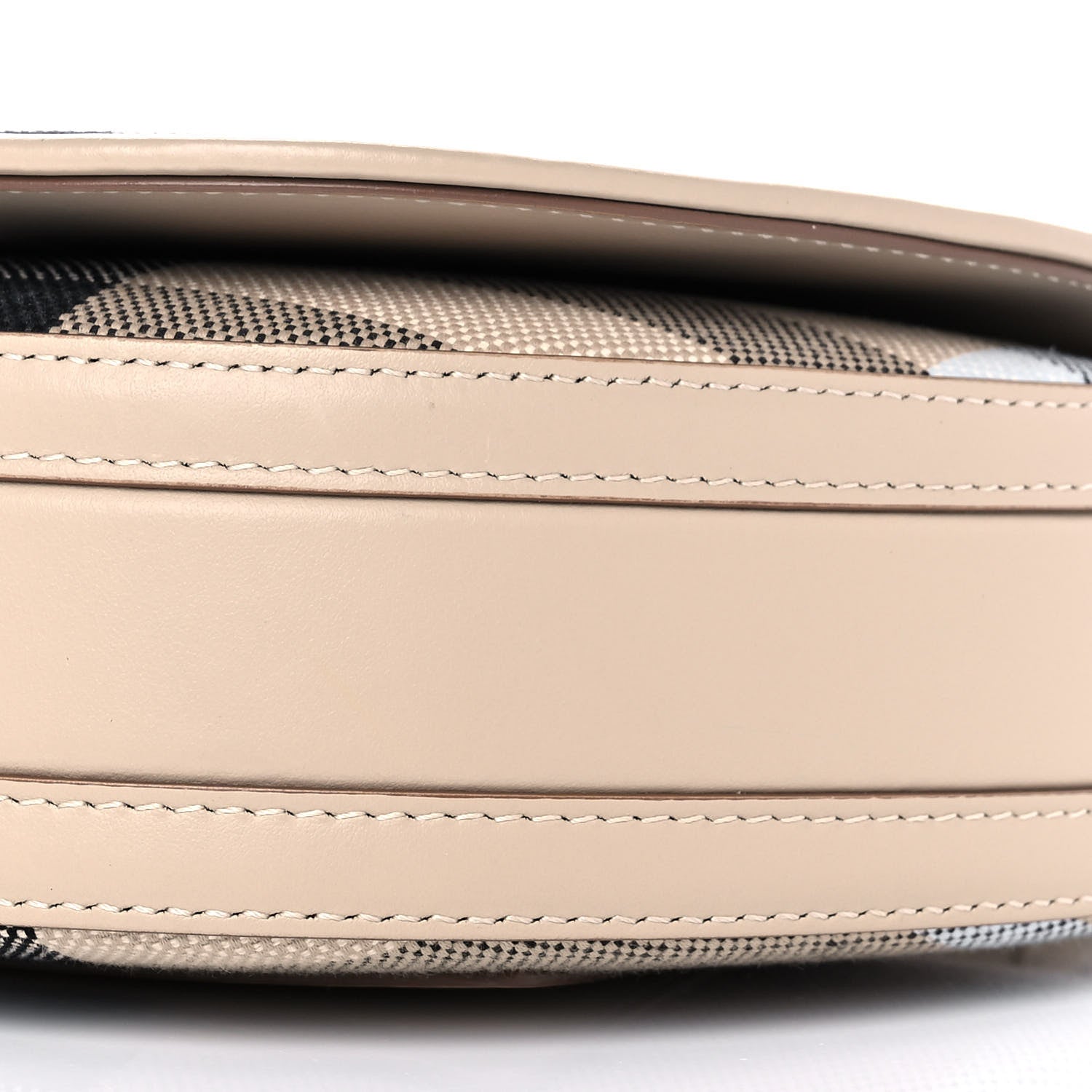 Burberry Canvas Calfskin Check Small Olympia Beige 11 of 13