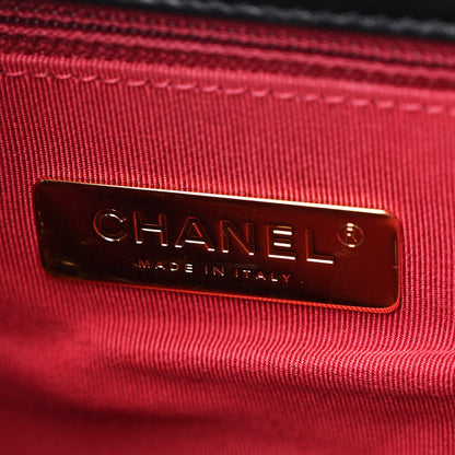 Chanel Goatskin Quilted Maxi Chanel 19 Flap Black 6 of 10