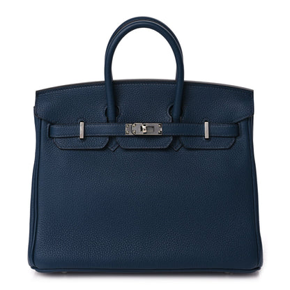 Hermes Togo Birkin 25 Bleu de Prusse 2 of 11