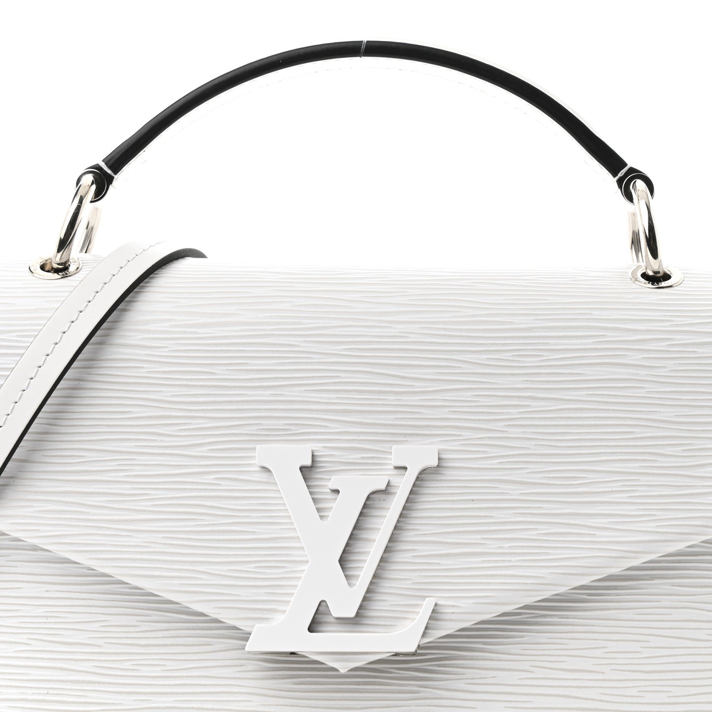 Epi Pochette Grenelle White