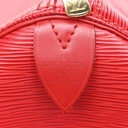 Louis Vuitton Epi Keepall 50 Castillan Red 5 of 8