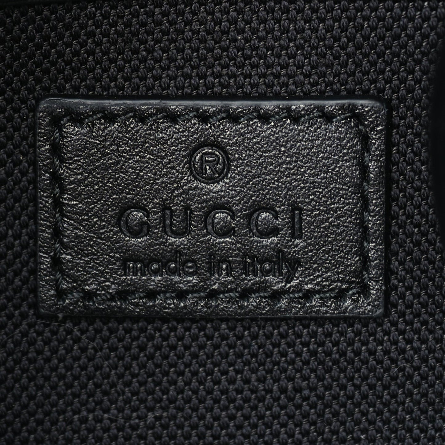 Calfskin GG Monogram Emblem Large Tote Bag  Black