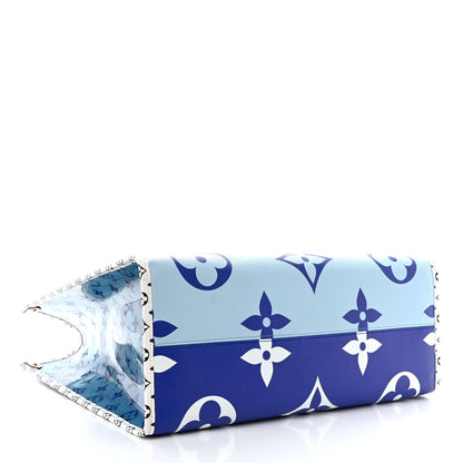 Louis Vuitton Monogram Giant Forte Dei Marmi Onthego Blue 4 of 13